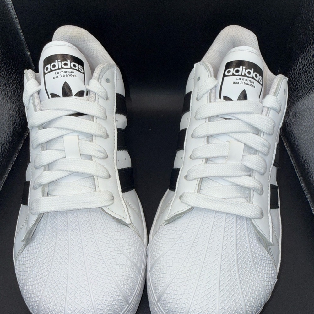 Size 8.5 - Adidas Superstar XLG White Black Wmns, 1F3001, Clean, No Box, Great